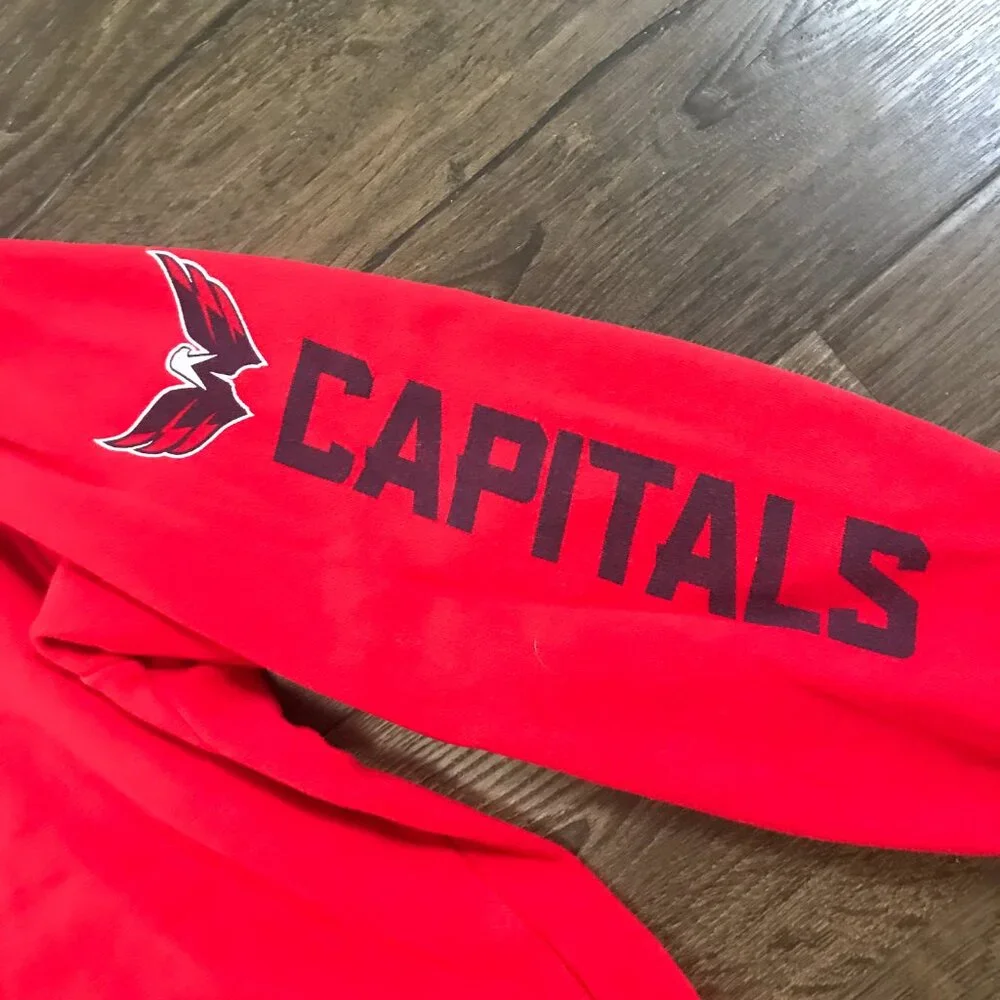 Fanatics Washington Capitals "Unleash the Fury" Hoodie - Size Large - Red - Picture 3 of 5